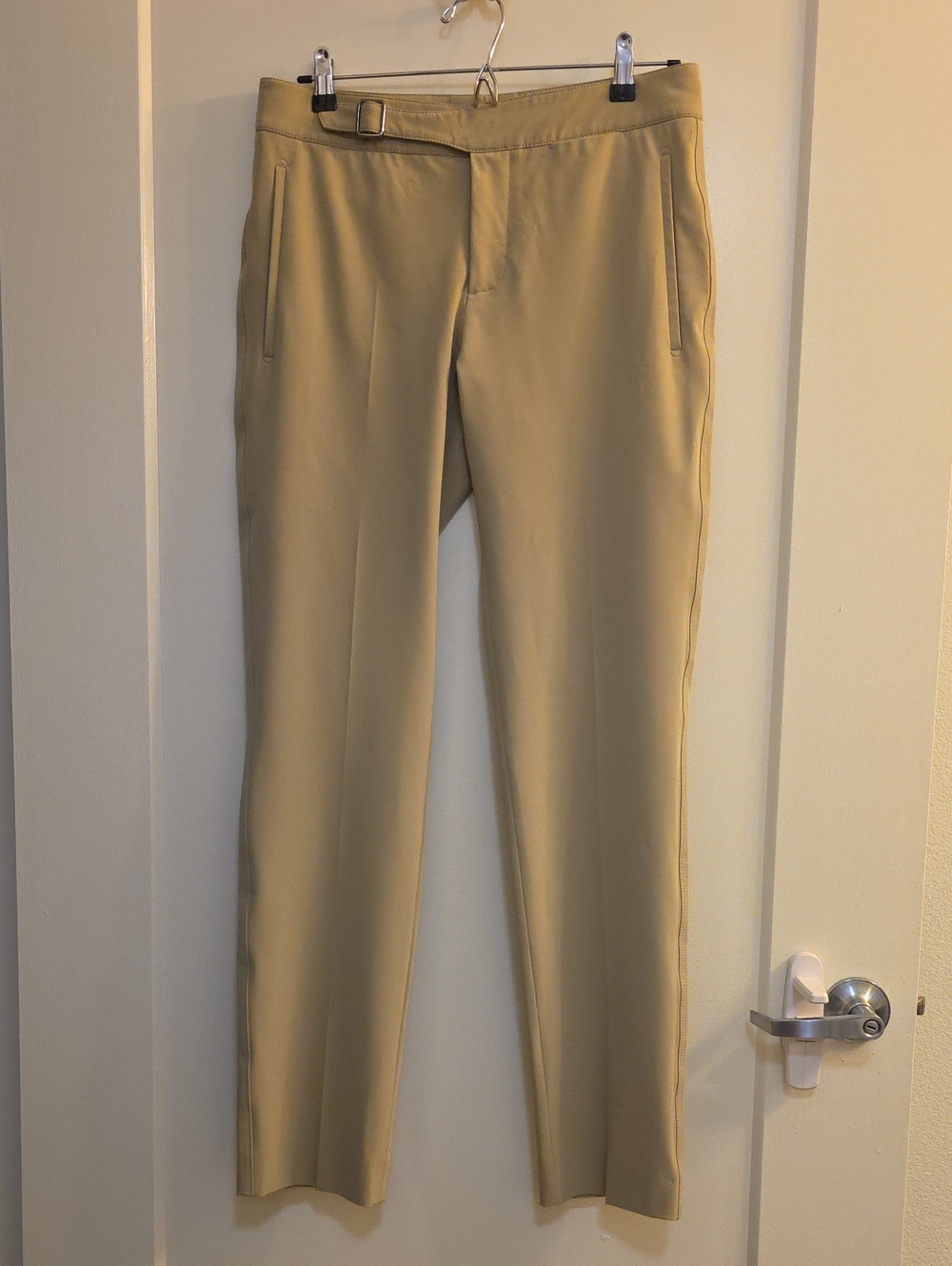 Prada Vintage Men's Slim Dress Pants Khaki With 46 European = 30 US
